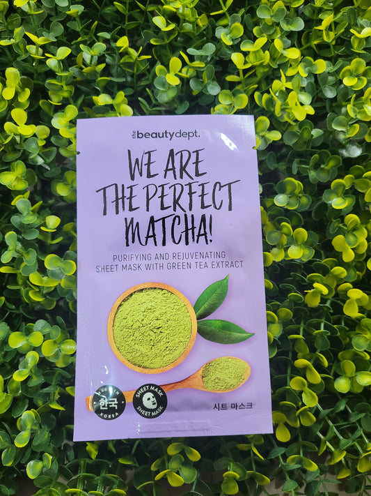 Mascarilla facial Té matcha coreana