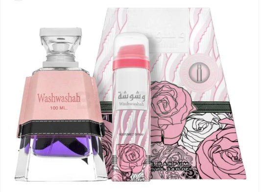 Washwashah perfume + desodorante